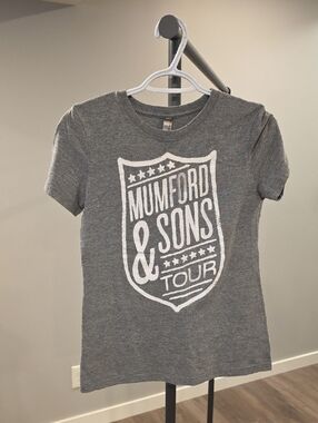 Next Level Apparel Gray Mumford & Sons Tour Tee